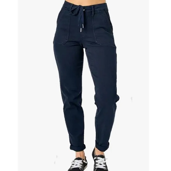 Judy Blue Denim - Judy Blue NWT Cuffed Joggers Size 18w Navy